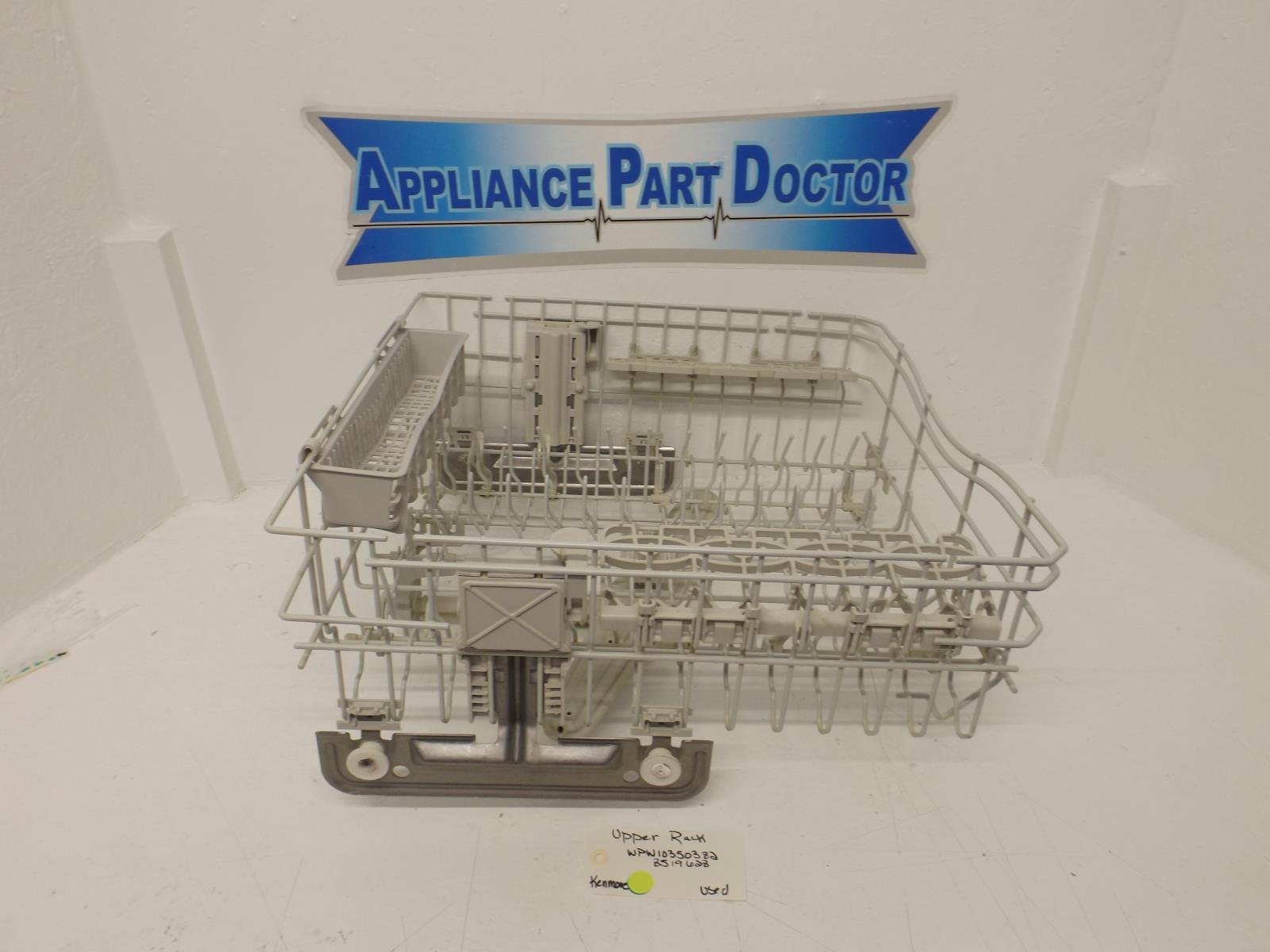 Kenmore Dishwasher WPW10350382 8519628 Upper Rack Used Kenmore Dishwasher WPW10350382 8519628 Upper Rack Used